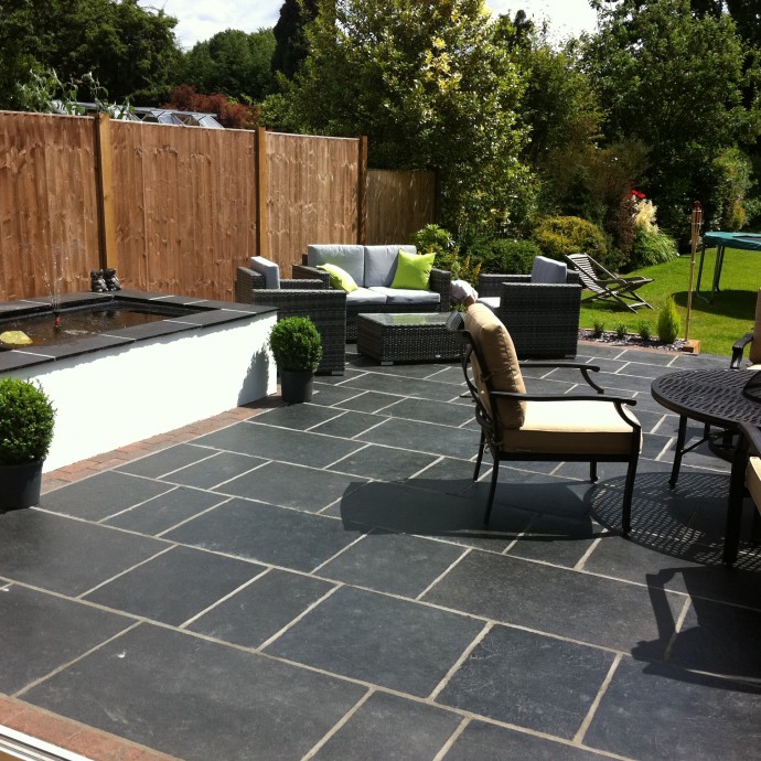 New patio in Horley.